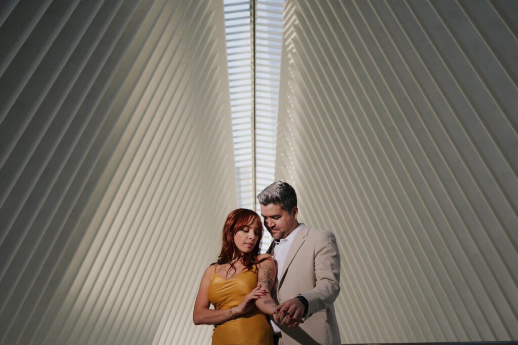 New York wedding photographer, Wesfield World Trade Center, Carlos Pintau